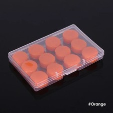 12Pcs Silicone Sleeping Ear Plugs Noise Reduction Anti Snore Sound Insulation