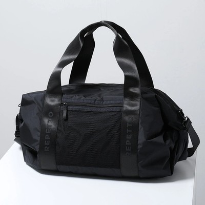 Repetto Boston Bag  Women's Shoulder Bag Duffel Bag Logo Crossbody Tote Bag Noir
