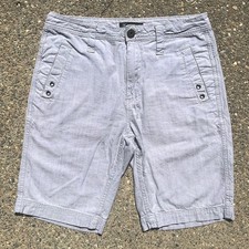 INC International Concepts Light Grey Chino Shorts size 30 Excellent condition