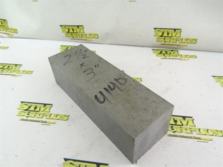 19LB PIECE OF 4140 STEEL BAR STOCK 2 1/2" X 3" X 9 1/4"