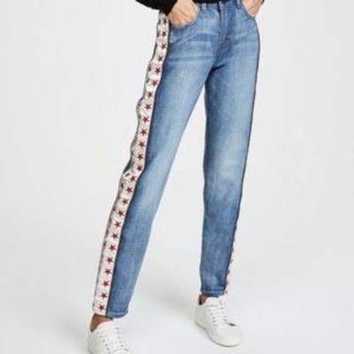 SCOTCH & SODA FREE PEOPLE Star Jeans MAISON Scotch Embroidered Denim 31 x 32