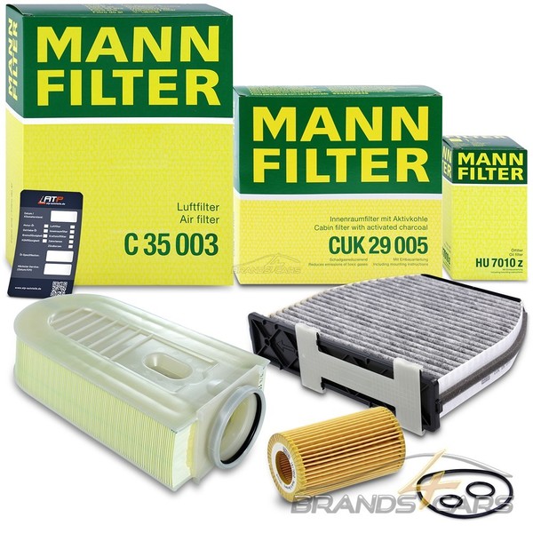 Mann Inspektionspaket FÜR Mercedes C E GLK-KLASSE W204 W212 X204 180 - 250 CDI-image