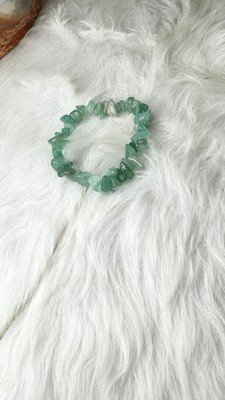Green Aventurine Chip Beaded Stretch Bracelet   4-5mm | Made to Order