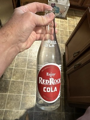 Red Rock Cola ACL Soda Bottle Red Rock Beverage Co. Bay City Michigan MI