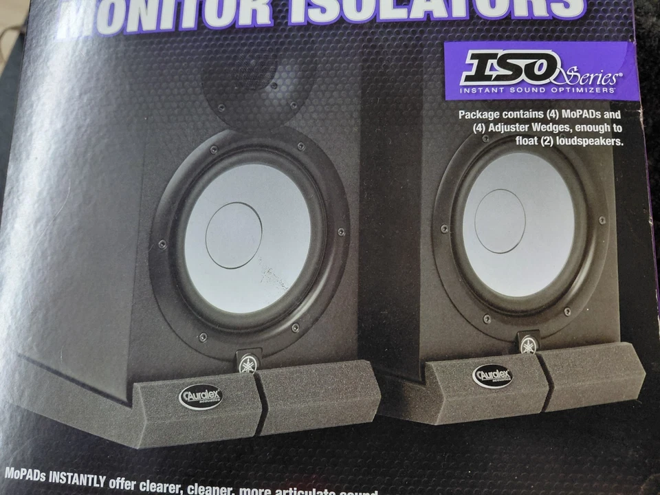Auralex MoPad Monitor Almohadillas de Aislamiento Monitor Estudio Monitor Aisladores Foto 3 de 4