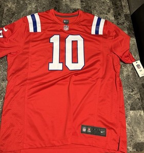 NEW Nike NFL New England Patriots Mac Jones #10 Red Jersey XXL