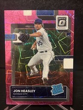 2022 Panini Donruss Optic Rated Rookie Jon Heasley #65 /249 Pink Velocity Prizm