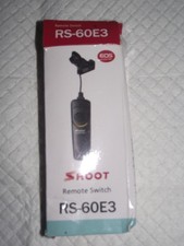SHOOT RS-60E3 Remote Shutter Release F Canon EOS 100D 200D 250D 2000D 550D 600D