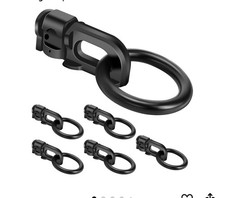 Yaocom L Track Double Stud Fitting Tie Down Rings 5000lb RV Trailer Pickup 10pc