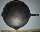 GRISWOLD ERIE #12 CAST IRON SKILLET LARGE SLANT LOGO 719 Sits Flat