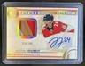 2024-25 UD SP Authentic Justin Sourdif 2023-24 Patch Limited Auto Material #/100