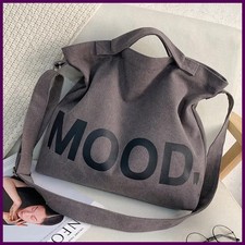 Borsa Top Tela Giovani Uomo Tracolla Grande Capacità Borse a Mano Lettera