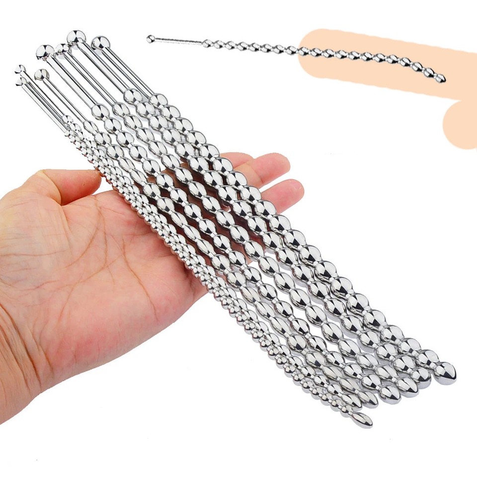 Dilatator-Edelstahl-Penis-Plug-Metall-Stimulation-Masturbation-Sex-Spielzeug-neu