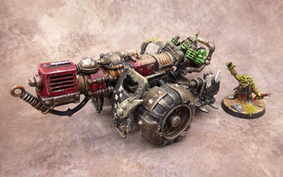 Warhammer 40k Orks Mek Gunz: Kustom Mega-kannon Well Painted