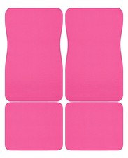 4 Piece Set Universal Set Of Floormats For Decoration In Hot Pink 4 Piece Set Universal Set Of Floormats For Decoration In Hot Pink