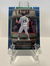 2022 Panini Select- Matt Chapman #75 Blue Retail Base Athletics MINT