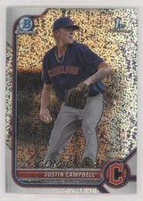 2022 Bowman Draft Chrome Sparkle Refractor Justin Campbell #BDC-113 09an
