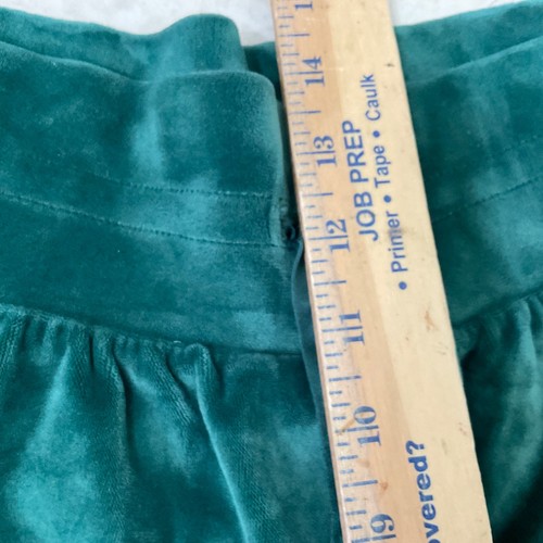 Victoria's Secret Velour Jogger pants women’s L Green Loungewear Pockets Comfort - Picture 8 of 10