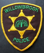 Willowbrook Illinois IL Police Sheriff Patch