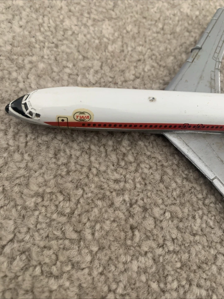 Vintage Aeromini Boeing 747 Airplane TWA N747TW  1:239 Scale Diecast - Image 3 of 4