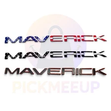 Acrylic Rear Trunk Emblem For Maverick 2022-2025 3D Letter Accessories Tailgate