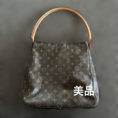Louis Vuitton Monogram Looping GM Shoulder Bag Brown Women Pre-owned From Japan