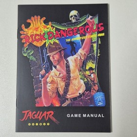 Rick Dangerous Original Atari Jaguar Clear Edition Console Game Protective Case