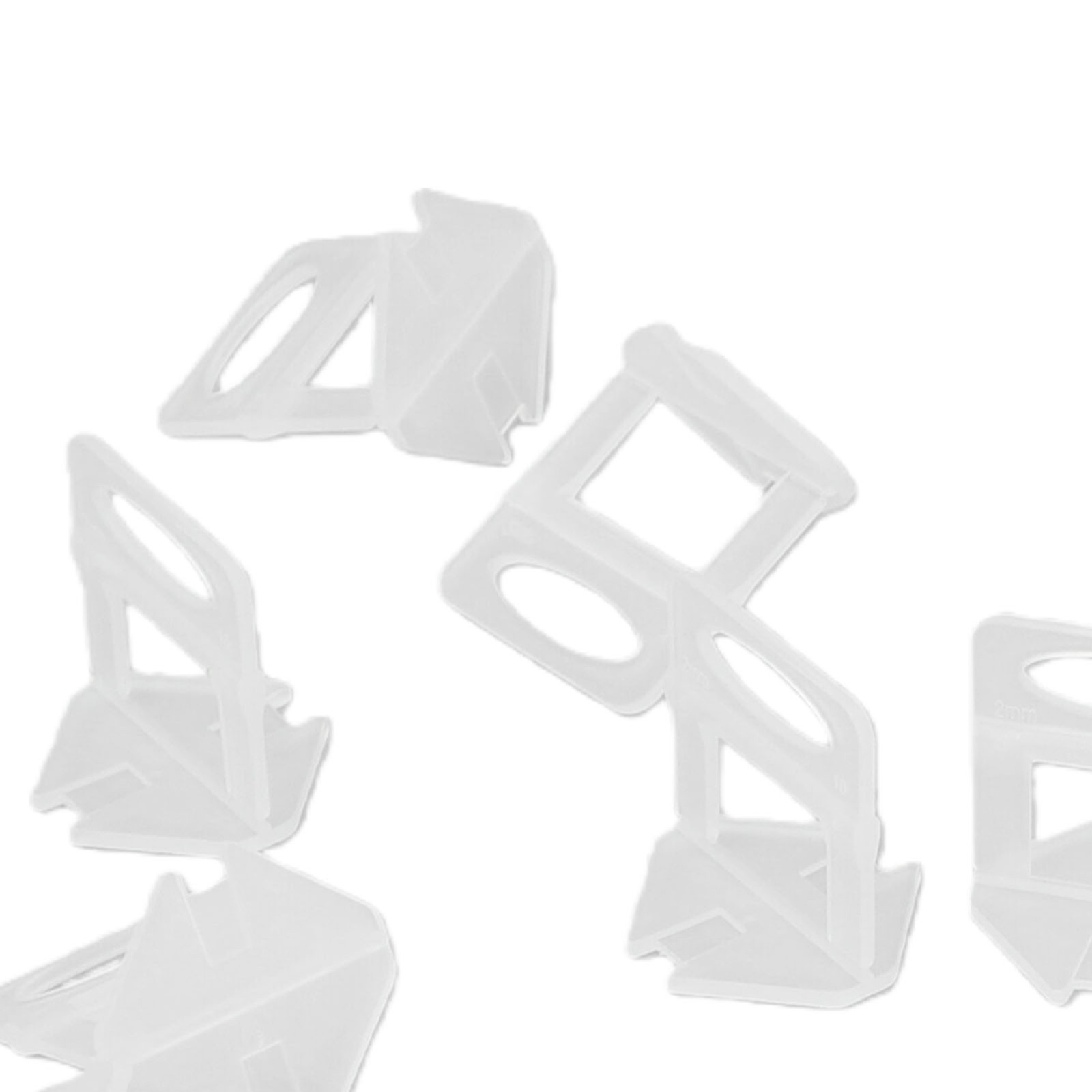 2.0mm Reusable Tile Leveling Clips System Kit Floor Wall Spacer Tiling Tool(400p