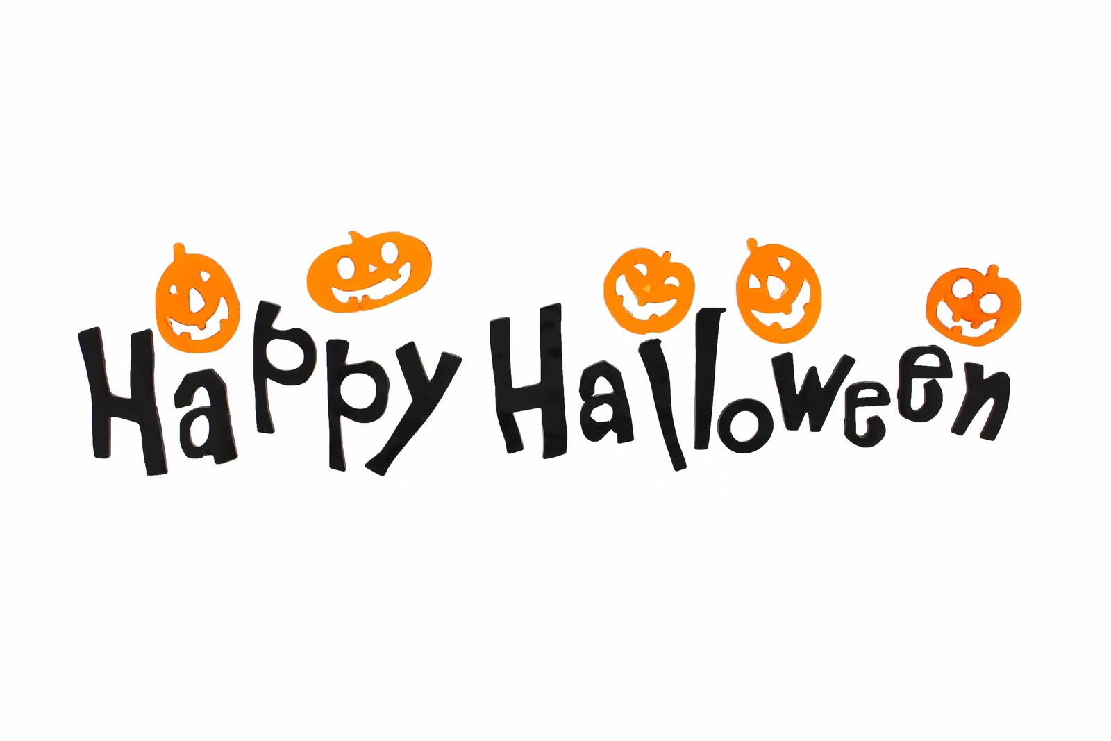 Festive Halloween Pumpkin Happy Halloween Window StickerAutumn Decorations
