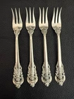 Wallace Sterling Silver Grand Baroque 5 1/2" Cocktail Fork, sold individually