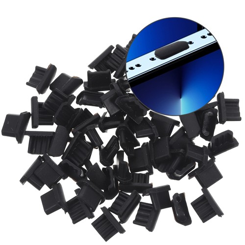 65 Pcs Bouchons à Poussière Mobile Silicone Trou Couvercle Port Bouchon de Charge - Photo 2 sur 12