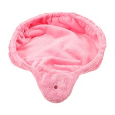 Comfortable Cat Tree Basket Attachment Plush Pink Cat Hammock Bed