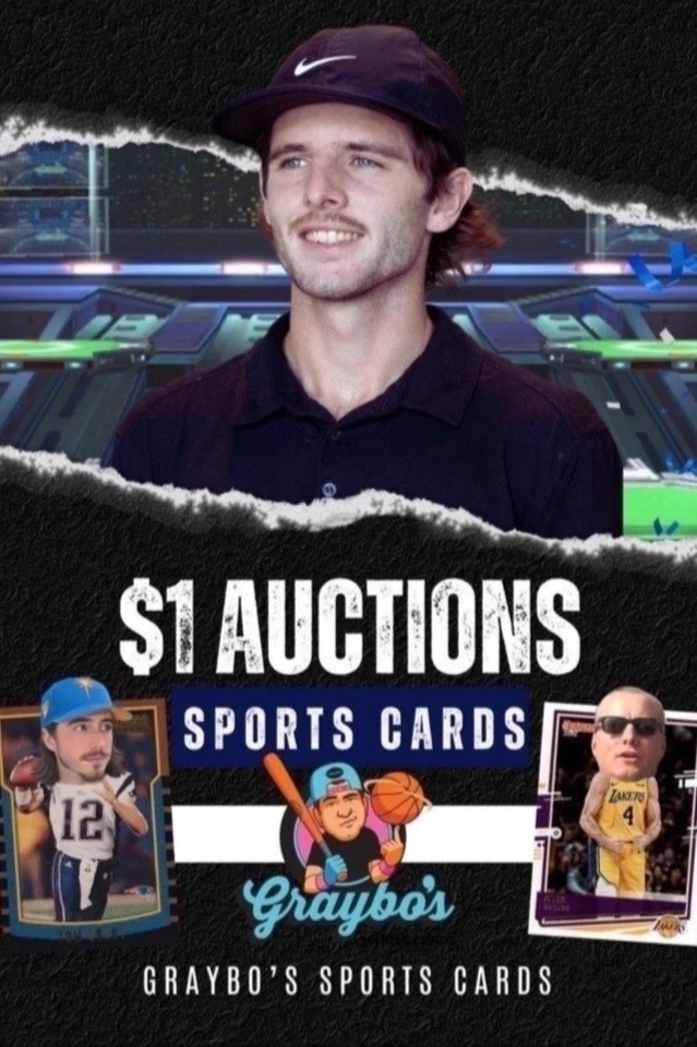 Baseball, Football, Basketball Sports Card Auctions with Leach!