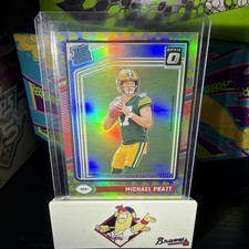 2024 Panini Donruss Optic - Rated Rookie Michael Pratt #280 Flex Prizm /149 (RC)