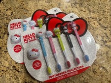 Hello Kitty Toothbrush 2 Set of 5 for Ages 12 Cinnamoroll Keroppi Kuromi