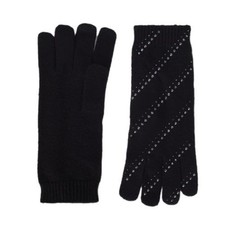 Rhinestone Pattern Gloves