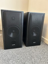 Rare 1996 Sony SS-B 2 Black 100W Speakers Made in Germany