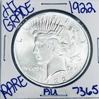 1922 SILVER PEACE DOLLAR AUTHENTIC HI GRADE U.S. MINT COIN FREE SHIPPING 7365 — photo 1