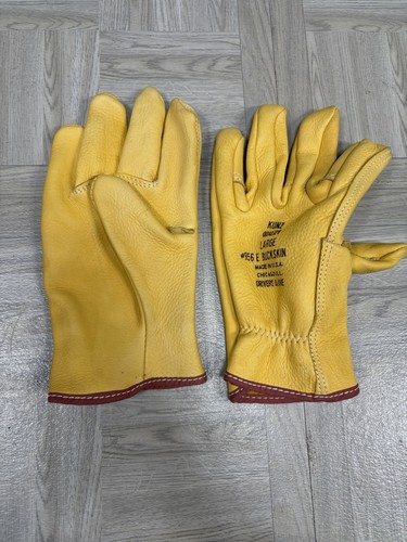 Kunz Buckskin 956 Rękawice dla kierowców Miękka skóra Chicago Polowanie Jeleń Wyprodukowano w USA - Zdjęcie 1 z 17