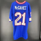 Willis McGahee JSA Autographed Jersey #21 Buffalo Bills W18692 Blue Red 52 NFL