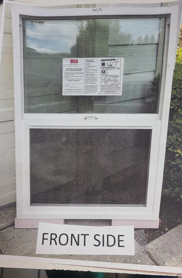 Ventanas de vinilo de doble suspensión acabado blanco energéticamente eficiente Foto 3 de 4