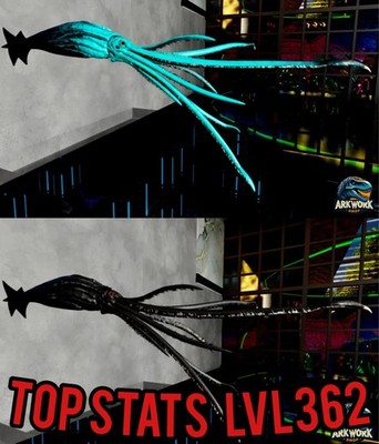  ARK Survival Ascended Tusoteuthis New Top Stats PVE PS5/XBOX/PC