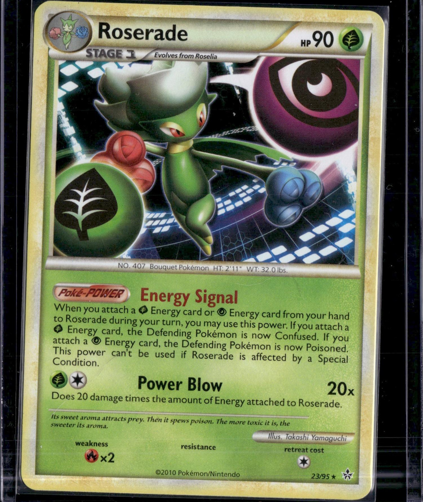 Pokemon Roserade 23/95 Non Holo Unleashed LP/MP