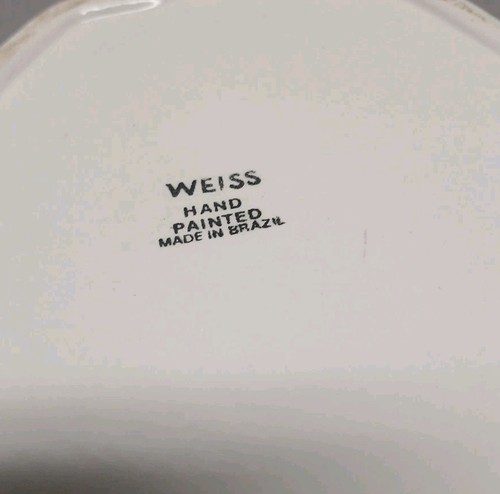 Genuine Weiss Victorian House With Tree Cookie Jar Marked Brazil No Flaws - Picture 12 of 12
