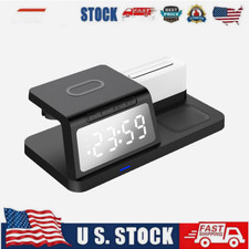 4in1 Fast Wireless Charger Station Dock For Apple Watch iPhone 15 14 13 Pro Max