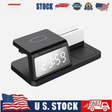 4in1 Fast Wireless Charger Station Dock  For Apple Watch iPhone 15 14 13 Pro Max