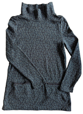 Seasalt Cornwall Damen Torleven Baumwolle Tunika Blattmuster - sehr guter Zustand - Gr. 8