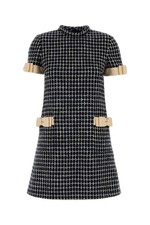 VALENTINO Embroidered Tweed Mini Dress New & Authentic