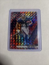 2025 Panini Mosaic - Tiki Barber #12 Red Camo Mosaic Prizm