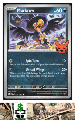 Trick or Trade BOOster Pokemon 2023 #131/193 Murkrow -